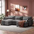 Marsail Modular Sectional Sofa 110.6" U-Shaped Modern Comfy Cloud Couch