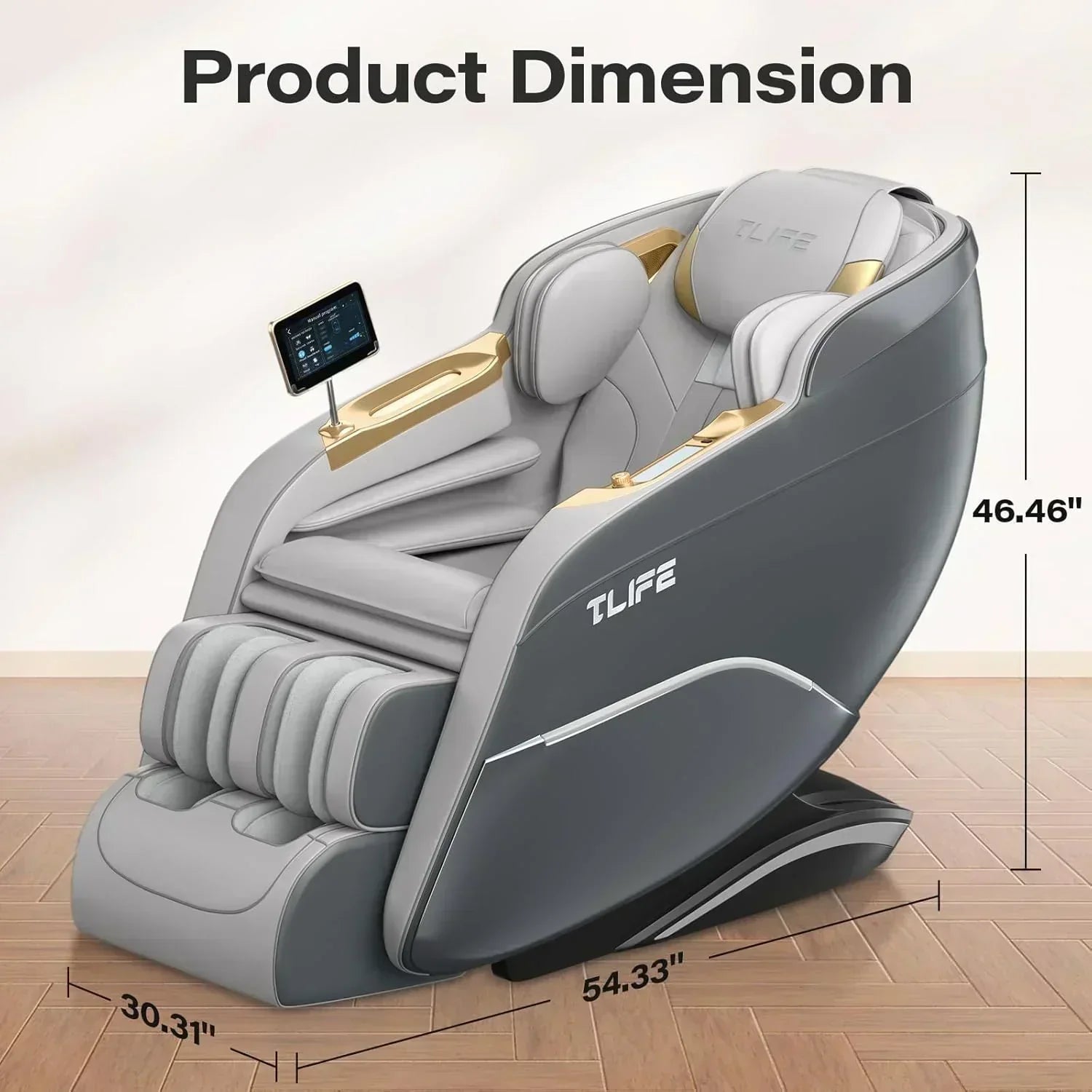 Full Body Massage Chair 160° Zero Gravity Recliner with Body Scan Shiatsu Massage Chair