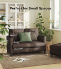 Loveseat Sofa 51" Love Seat Comfy Corduroy Small Loveseat Small Spaces Tool-Free Setup Couch