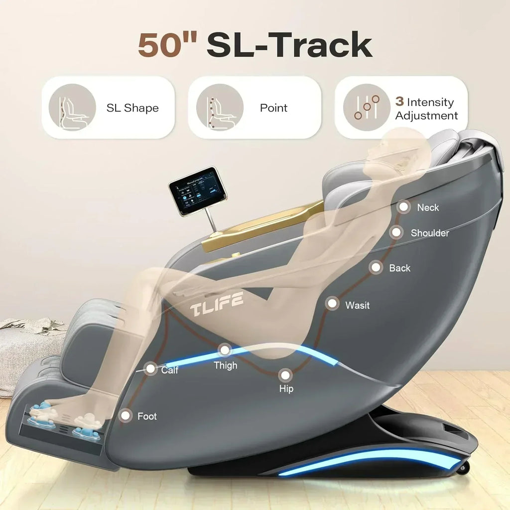Full Body Massage Chair 160° Zero Gravity Recliner with Body Scan Shiatsu Massage Chair